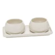 Chubby aperitief set wit | 3-delig