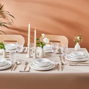 Karaca Streamline New Saturn 24-delige serviesset | wit