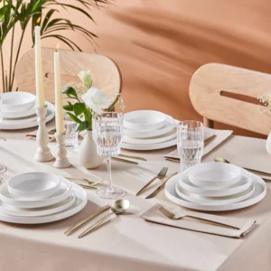 Karaca Streamline New Saturn 24-delige serviesset | wit