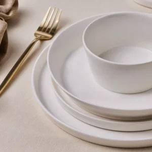 Karaca Stream Bomo 53-delige serviesset voor 12 personen | Wit