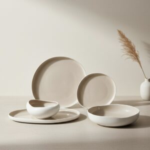 Barles dupe serviesset | 25-delig voor 6 personen | Beige