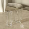 Clover Ripple glazen lang | 6 stuks | 350 ml