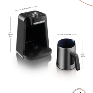 Arzum Okko Rich Spin Pro Turkse koffieapparaat | Chroom