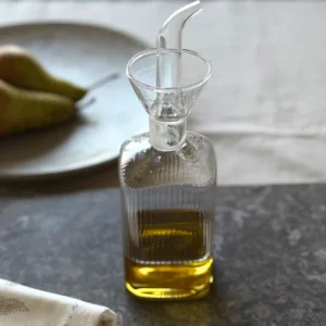 Olivetta stripe oliefles | borosilicaatglas | 255 ml