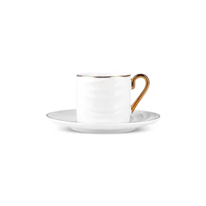 Karaca Ivory 12-delige porseleinen espressokopjes set | 90 ml