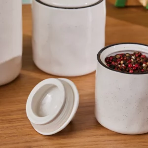 Karaca Lina porseleinen kruidenpotten | set van 4 stuks