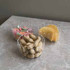 Luana snackschalen | borosilicaatglas | 3 stuks