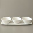 Tina aperitief set | wit | 4-delig