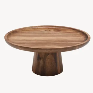 Acacia houten taartplateau rond | 25 cm
