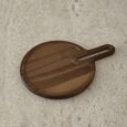 Acacia serveerplank rond met handgreep | 35,8 cm