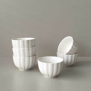 Almi Daisy dipschalen wit | 6 stuks | 9,5 cm 