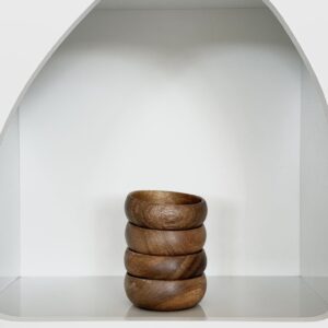 Acacia houten snackschaal | 1 stuk | 10 cm