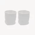 Diamond keramieken mok | 2 stuks | Wit