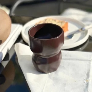 Organic keramieken mok | 2 stuks | Mokka