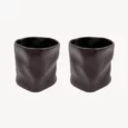 Diamond keramieken mok | 2 stuks | Mokka
