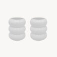 Wave keramieken mok | 2 stuks | Wit