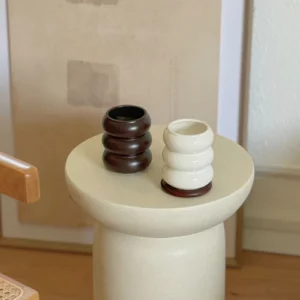 Wave keramieken mok | 2 stuks | Wit