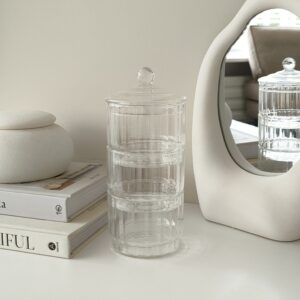 Luana glazen bonbonnière | 3-laags