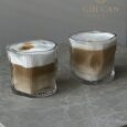 Diamond clear stripe glas | 6 stuks | 200 ml