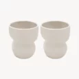 Organic keramieken mok | 2 stuks | Beige