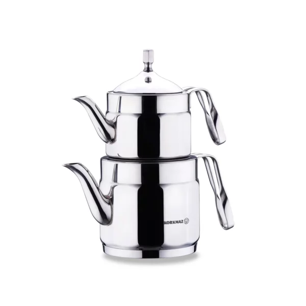 Korkmaz Nostaljia midi rvs theepot | 0,9 + 1,6 L