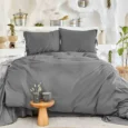 Karaca Home 4 Element tweepersoons dekbedovertrekset | Antraciet