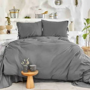 Karaca Home 4 Element tweepersoons dekbedovertrekset | Antraciet