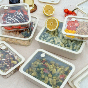 Vershoudbakjes voordeelset | 8-delig | Transparant