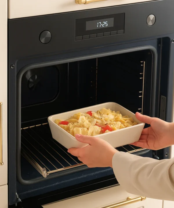Vershoudbak vierkant | 1940 ml | keramische coating | Beige