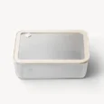 Vershoudbak rechthoekig | 2650 ml | Beige-transparant