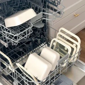 Vershoudbak rechthoekig | 2650 ml | Keramische coating | Beige