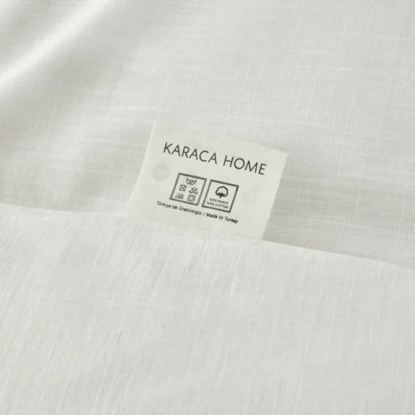 Karaca Home 4 Element tweepersoons dekbedovertrekset | Wit 
