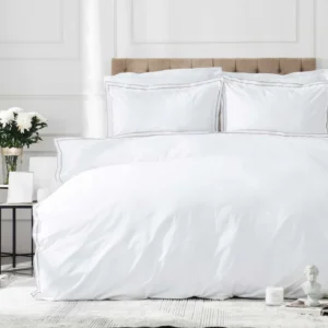Karaca Home White Collection Victoria tweepersoons dekbedovertrekset | Grijs
