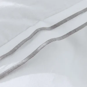 Karaca Home White Collection Victoria tweepersoons dekbedovertrekset | Grijs