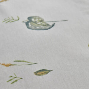 Karaca Home Herbal tweepersoons dekbedovertrekset | Groen-wit