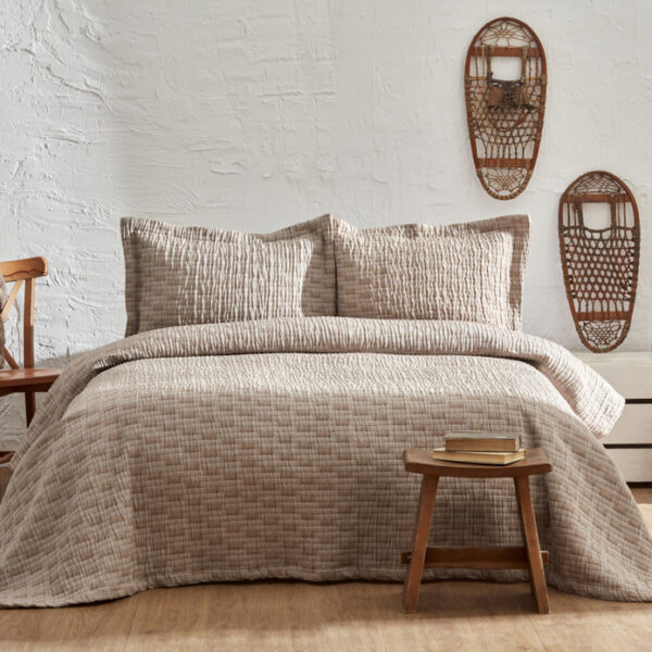Karaca Home Loretta tweepersoons bedsprei set | Beige