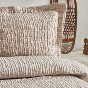 Karaca Home Loretta tweepersoons bedsprei set | Beige