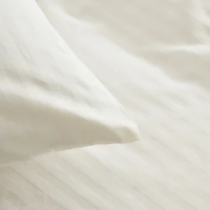 Karaca Home Josef satijnen tweepersoons dekbedovertrekset | Ecru