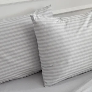 Karaca Home Josef satijnen tweepersoons dekbedovertrekset | Grijs