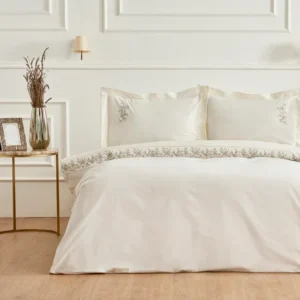Karaca Home Maisa tweepersoons dekbedovertrek | Beige