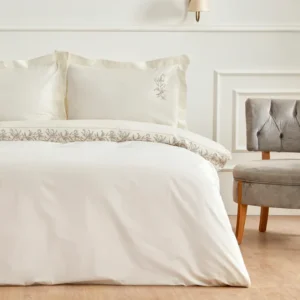 Karaca Home Maisa tweepersoons dekbedovertrek | Beige