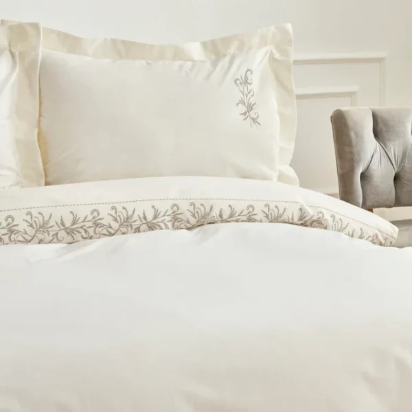 Karaca Home Maisa tweepersoons dekbedovertrek | Beige