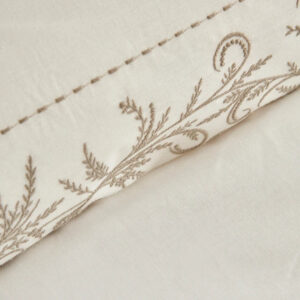 Karaca Home Maisa tweepersoons dekbedovertrek | Beige