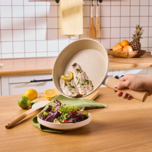 Karaca Swiss Crystal Almond Cream | 12-delige pannenset