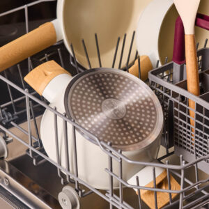 Karaca Swiss Crystal Almond Cream | 12-delige pannenset