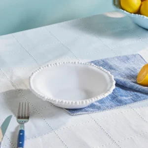 Karaca Perla Melamine pastakom 22 cm | Wit
