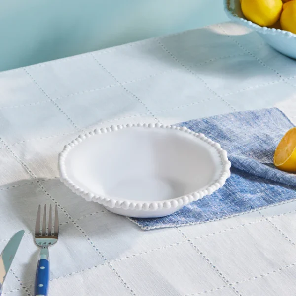 Karaca Perla Melamine pastakom 22 cm | Wit