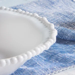 Karaca Perla Melamine pastakom 22 cm | Wit