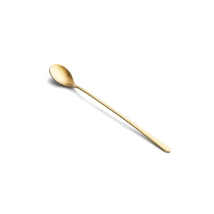 Karaca Boreas rvs latte lepels | 4 stuks | Goud
