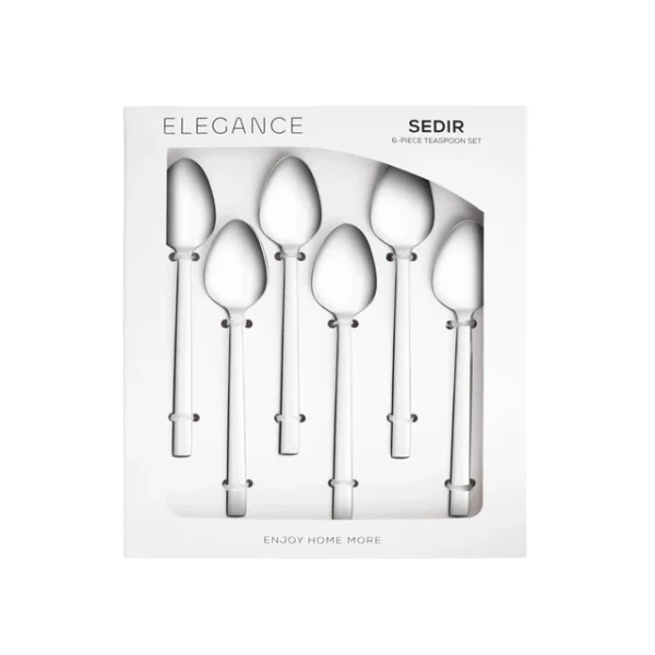 Karaca Sedir rvs theelepels | 6 stuks | Zilver